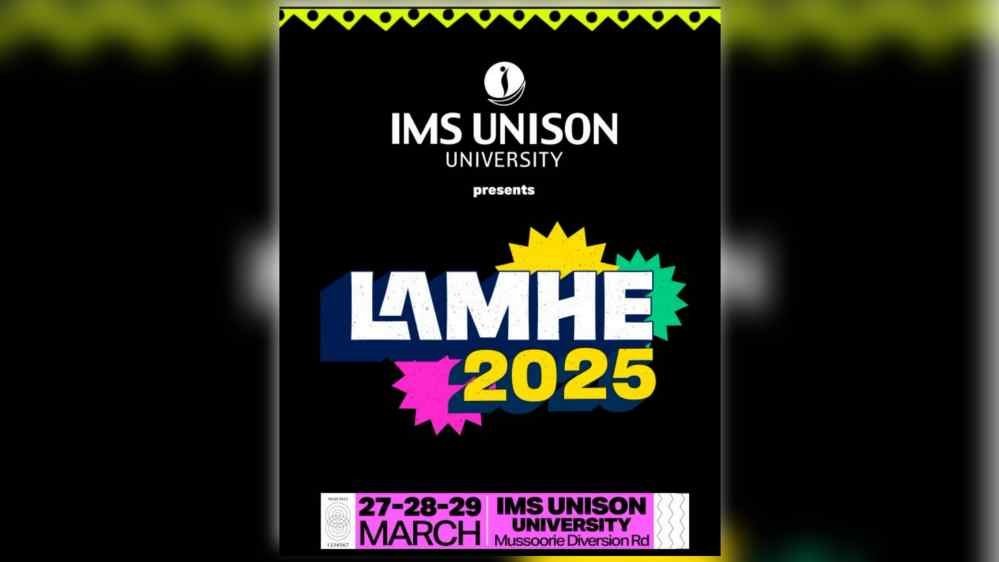 लम्हे-2025 : आईएमएस यूनिसन यूनिवर्सिटी में कल से तीन-दिवसीय इंटर-यूनिवर्सिटी सांस्कृतिक उत्सव की शुरुआत