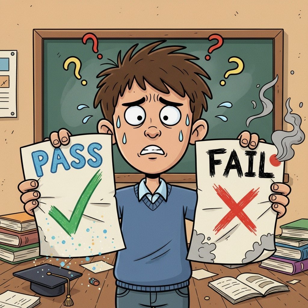 अजब गजब खेल : पहले छात्र पास फिर दिखाया फेल