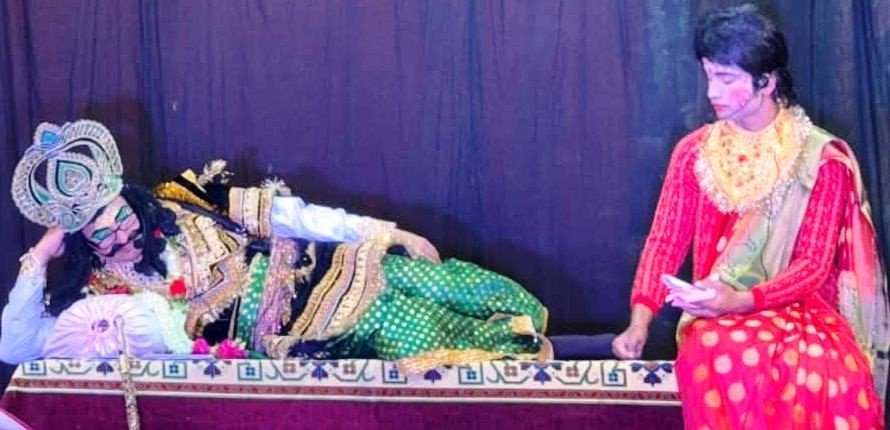 नंदप्रयाग की रामलीला : कोप भवन के मंचन ने मोहा मन, राम के वनवास का दृश्य हुआ सजीव