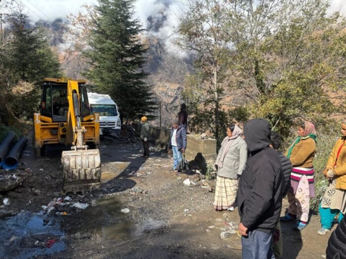 राष्ट्रीय राजमार्ग पर ड्रेनेज सिस्टम फेल