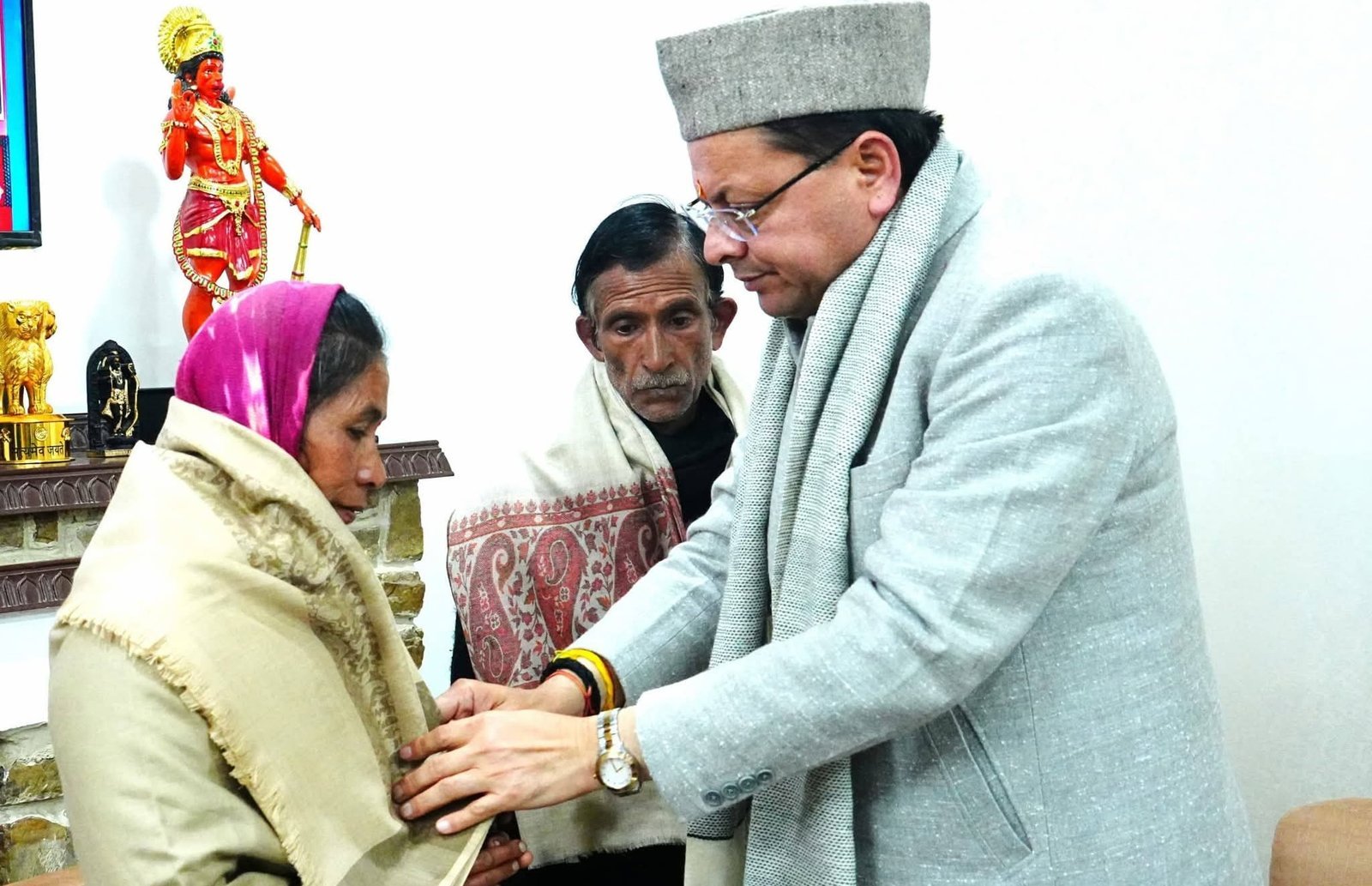 अंकिता भंडारी के परिजनों से मुख्यमंत्री ने की मुलाकात