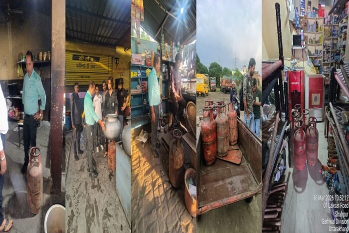 डीएम मयूर दीक्षित के निर्देशन में जिला पूर्ति विभाग की बड़ी कार्रवाही, घरेलू गैस सिलेंडर को व्यवसायिक उपयोग में लाने वाले व्यापारियों के 10 सिलेंडर पूर्ति विभाग की टीम ने किए जब्त