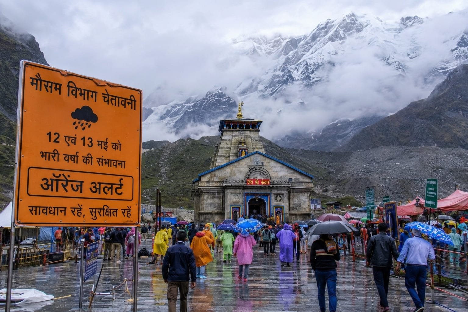 उत्तराखण्ड : 12-13 मई को खराब मौसम की चेतावनी, चारधाम यात्रा में बरतें सावधानी