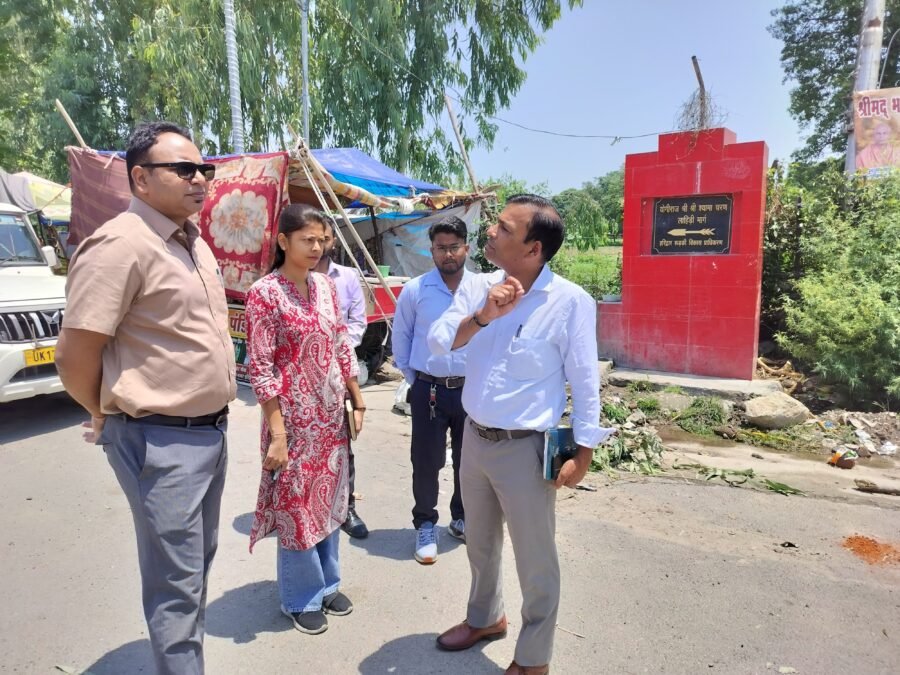 कुंभ-2027 की तैयारियों में तेजी, अपर मेलाधिकारी दयानंद सरस्वती ने सड़कों और पुल निर्माण कार्यों का किया निरीक्षण