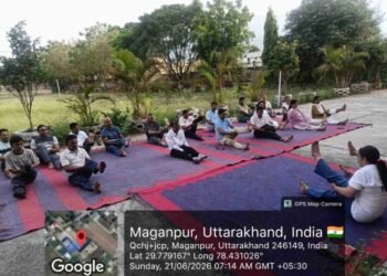 राजकीय महाविद्यालय कण्वघाटी में उत्साहपूर्वक मनाया गया 12वां अंतर्राष्ट्रीय योग दिवस